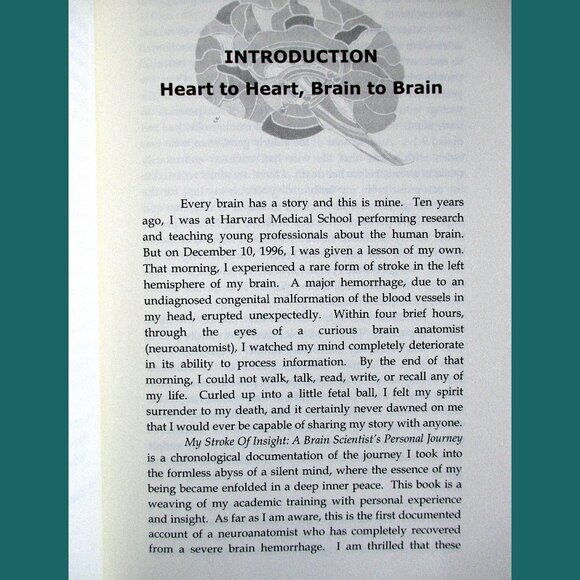 Book - My Stroke of Insight: A Brain Scientist's Personal Journey - Picture 3 of 13